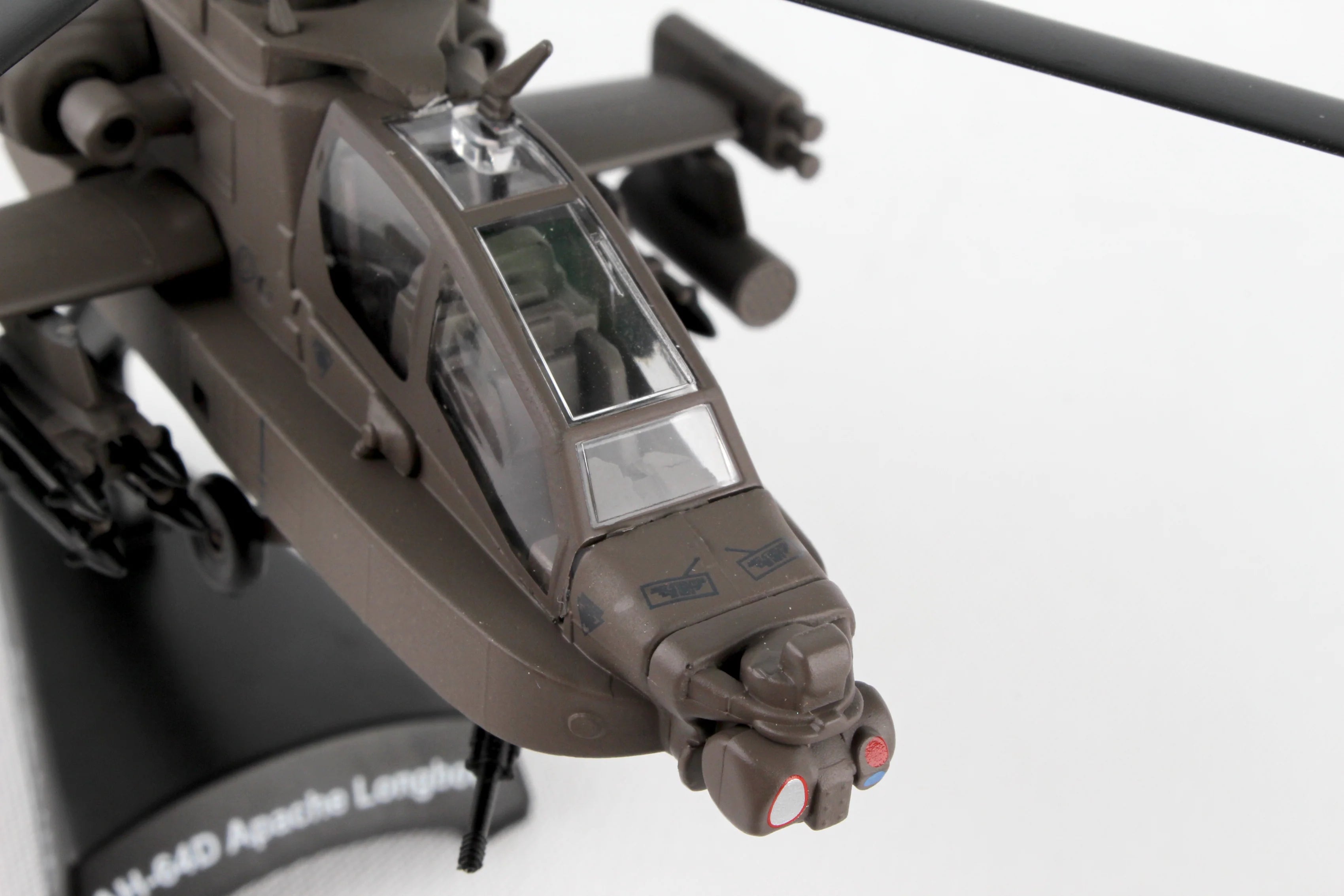 Postage Stamp 1/100 AH-64D Apache Longbow Helicopter Model