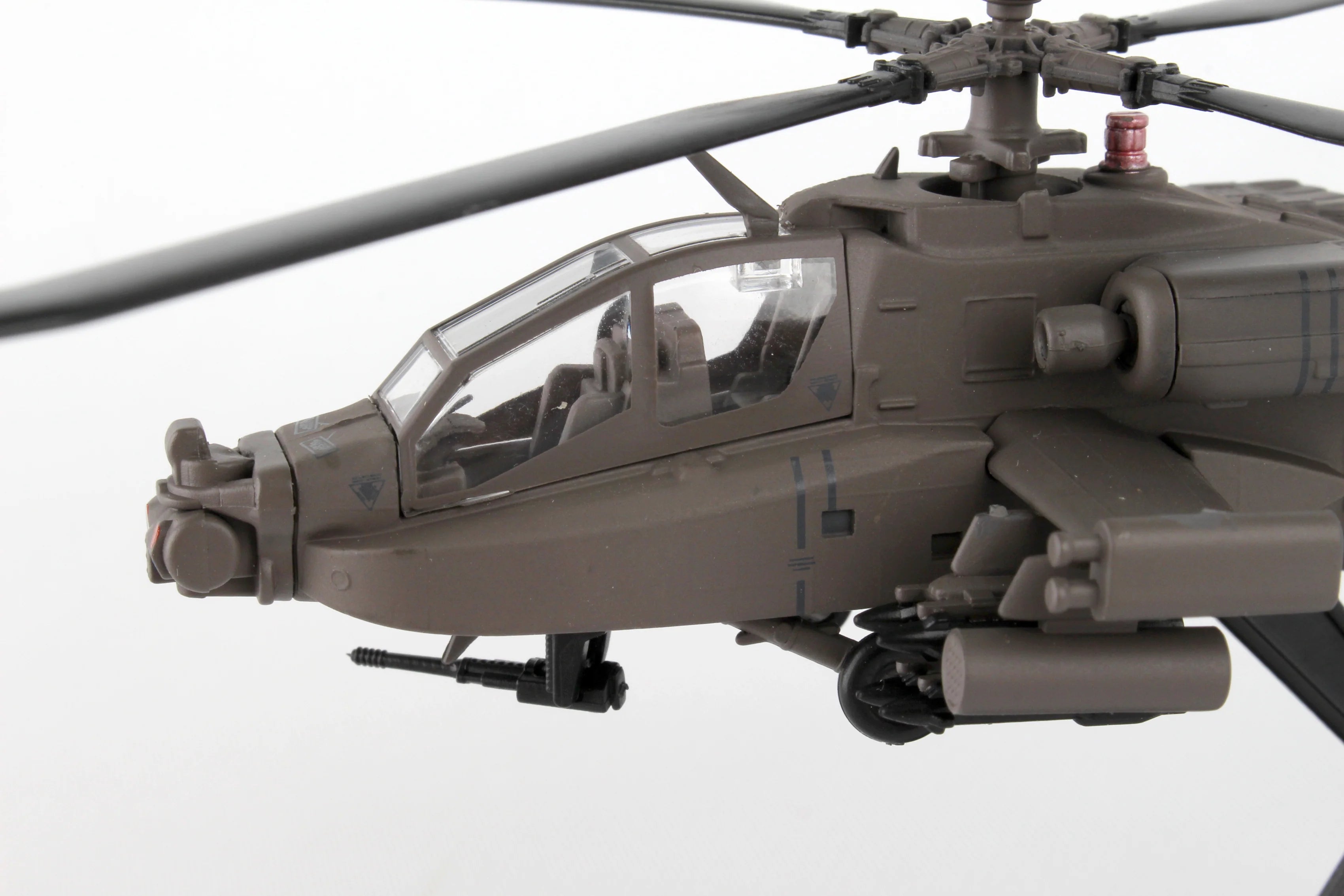 Postage Stamp 1/100 AH-64D Apache Longbow Helicopter Model