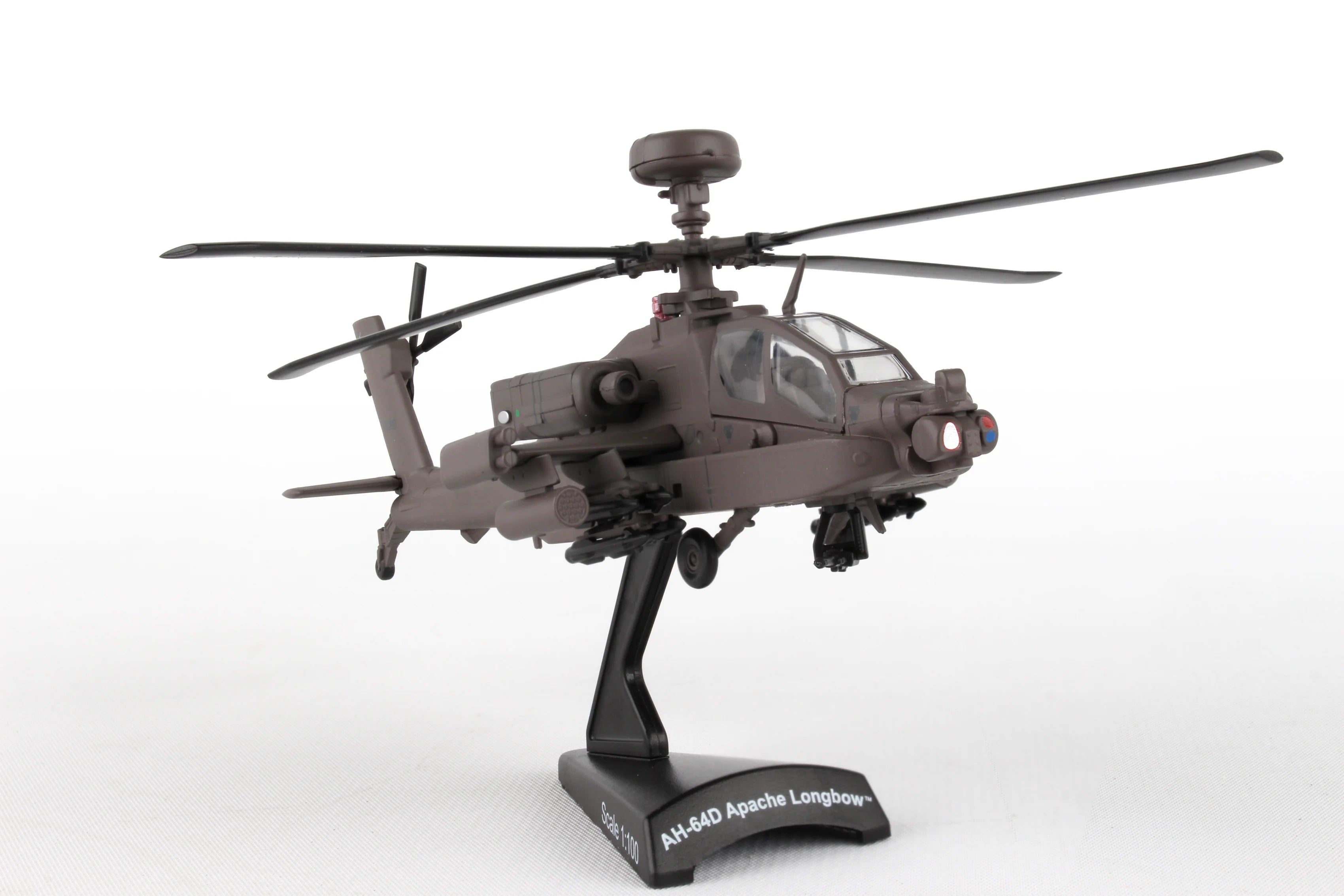 Postage Stamp 1/100 AH-64D Apache Longbow Helicopter Model