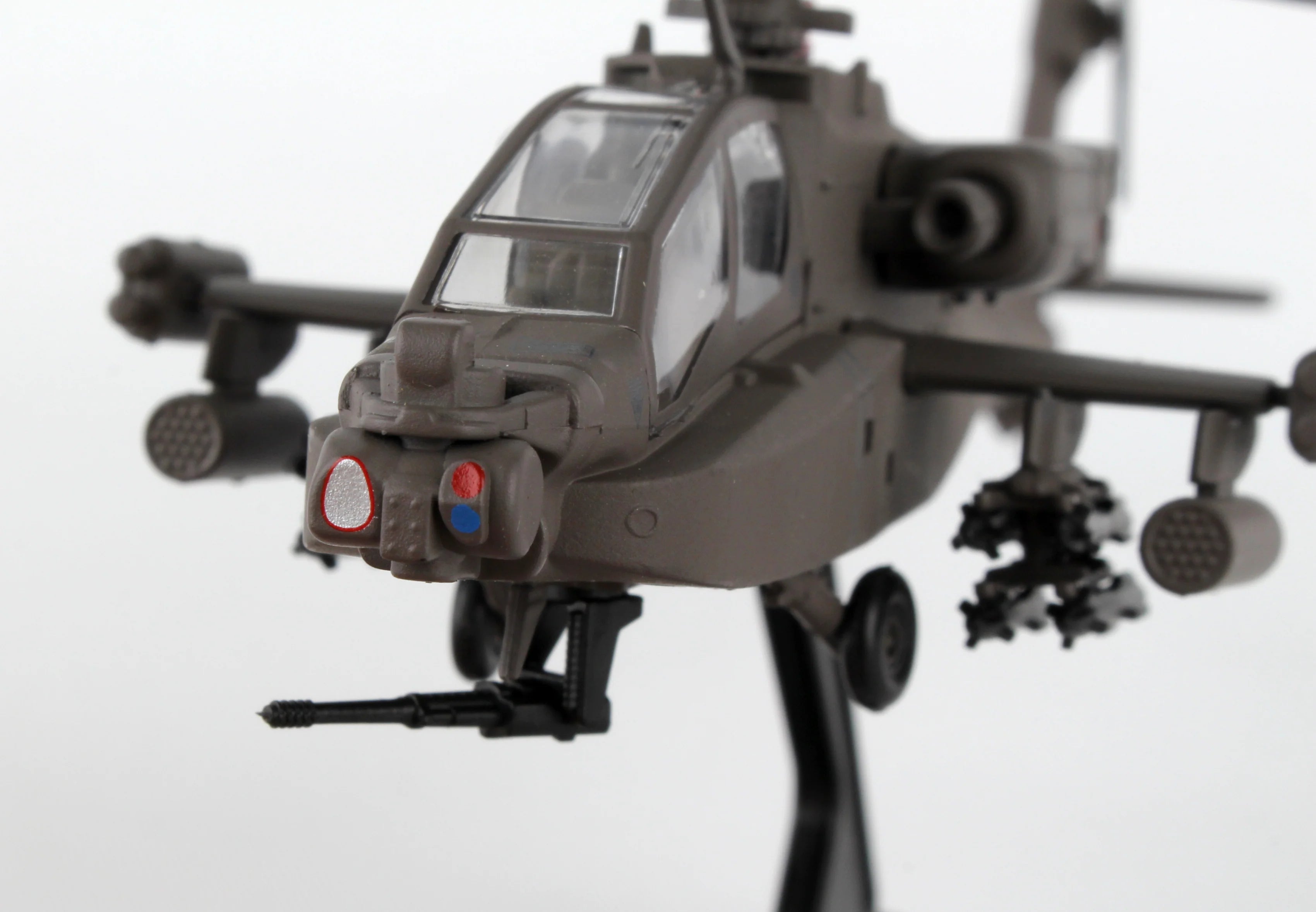 Postage Stamp 1/100 AH-64D Apache Longbow Helicopter Model