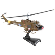 Postage Stamp 1/87 Bell UH1 Huey Medivac Helicopter Model